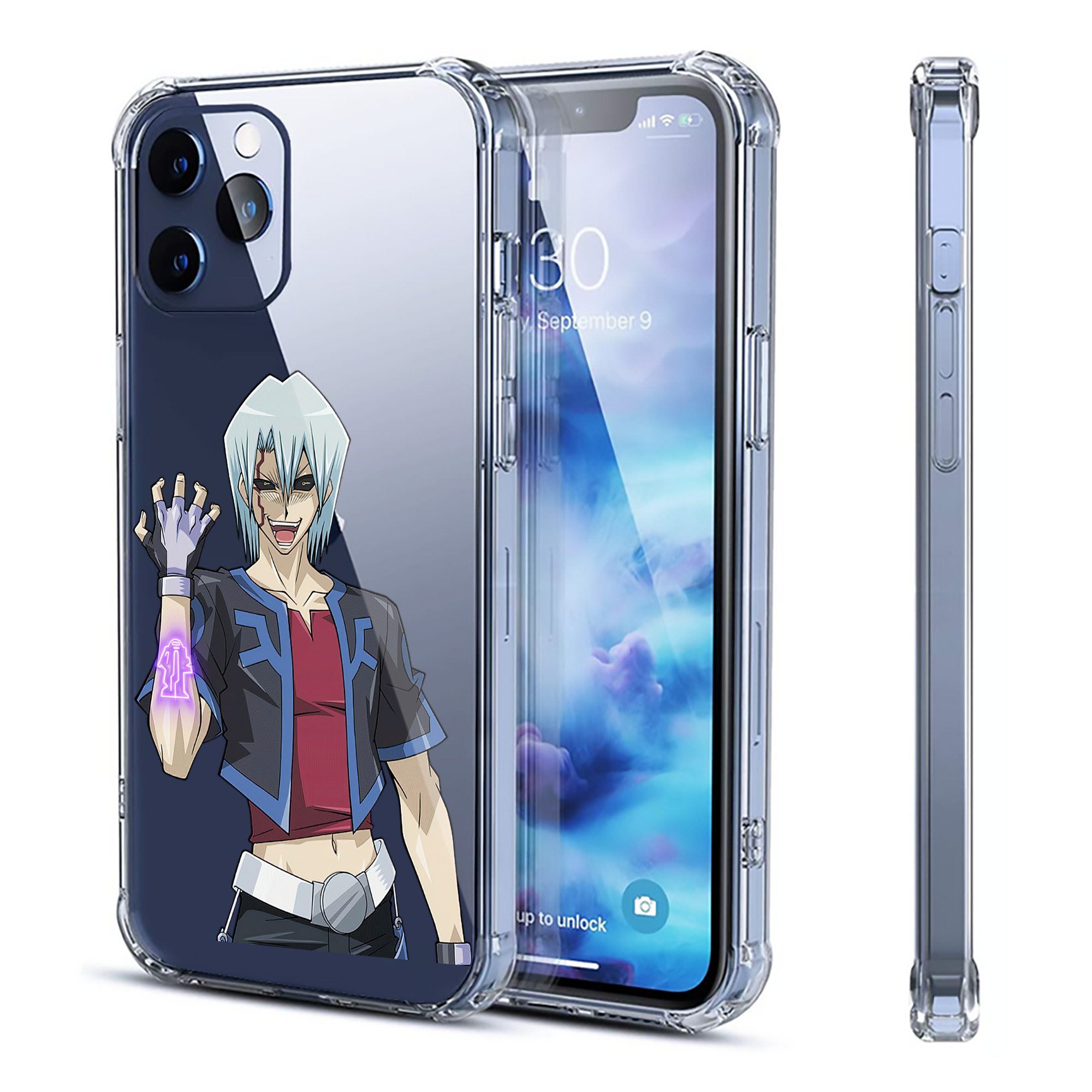 （画像用） 遊☆戯☆王 Yu-Gi-Oh! 【iPhone 12シリーズ対応】透明スマホケース（クリアソフトケース）
